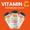 Vegan vitamin C gummies for daily immune support and antioxidant care