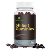 Shilajit gummies with blueberry taste and soft texture