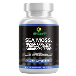 Sea Moss Capsules 15-in-1 plant based supplement bottle