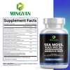 Private label Sea Moss Capsules factory direct packaging