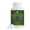 Vitamin D3 K2 Capsules 10000 IU bottle front view