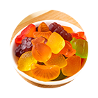 Sugar free gummies OEM with custom flavor color and shape options