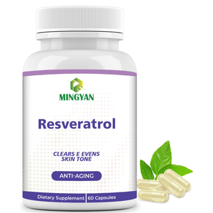 Resveratrol Capsules 98 percent pure trans resveratrol bottle