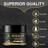 Herbal shilajit resin dissolved in warm water