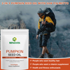 Non GMO pumpkin seed oil softgels in 120 softgel bottle