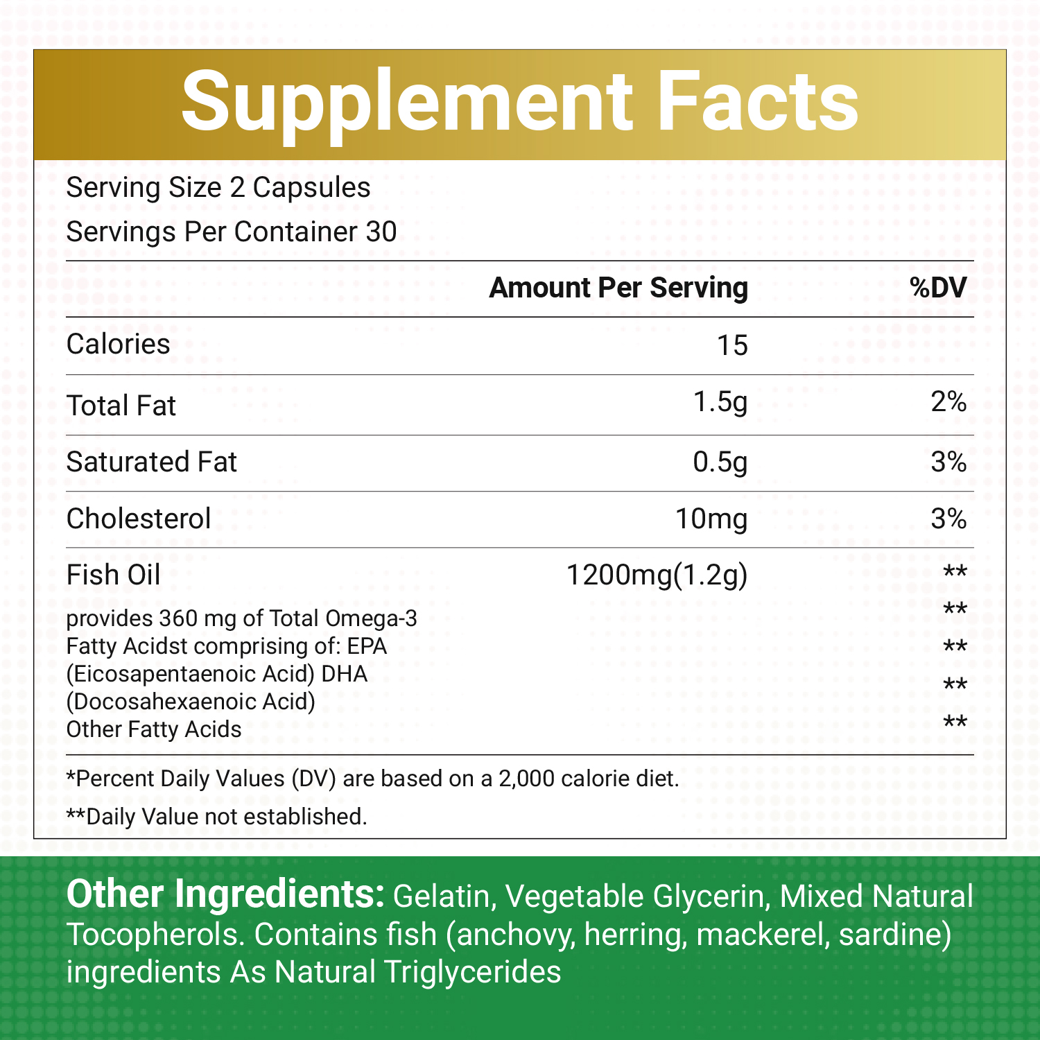 Fish Oil Softgels