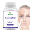 Custom Resveratrol Capsules private label supplement packaging