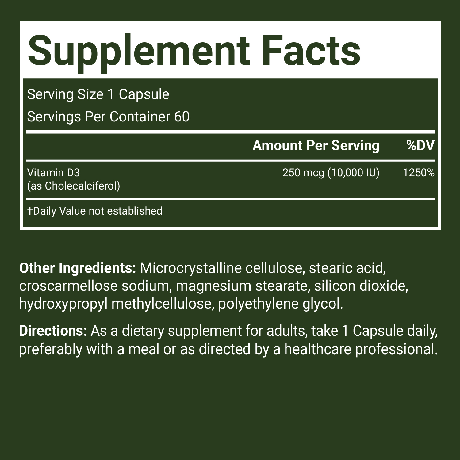 Vitamin D3 K2 Capsules easy to swallow capsule close up