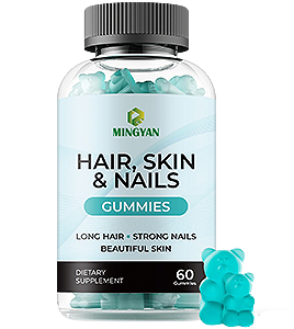 Hair Skin and Nails Gummies manufacturer for beauty supplement private label