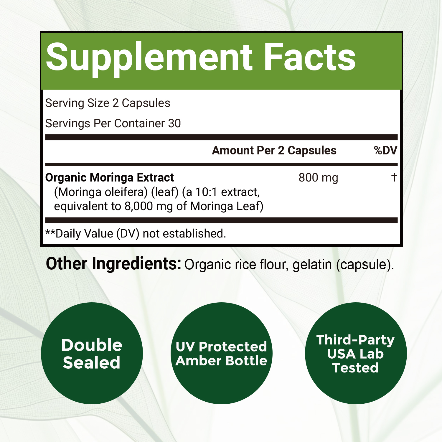 Moringa Capsules