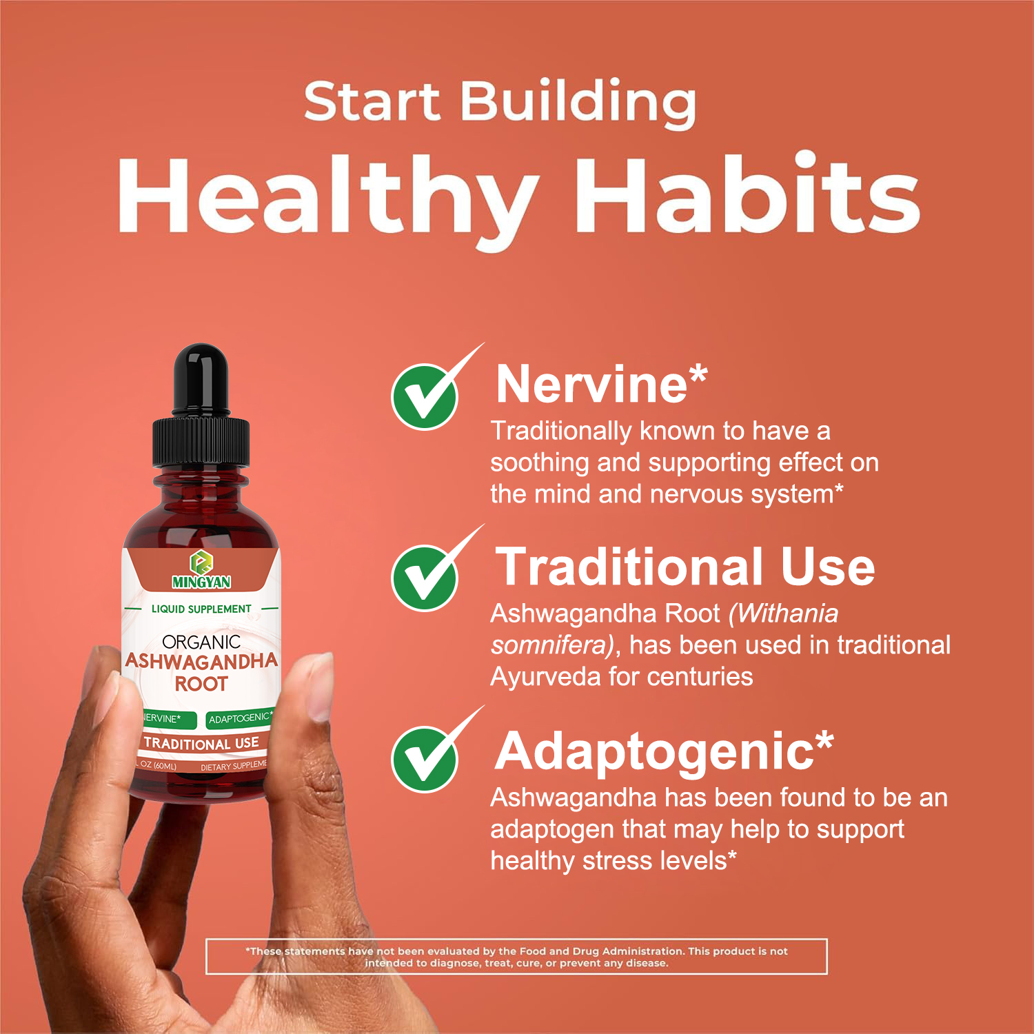 Organic Ashwagandha Root Drops